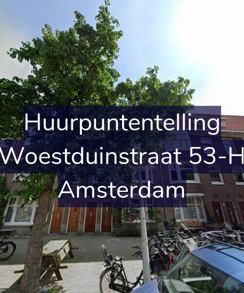 Foto gevel Huurpuntentelling voor Woestduinstraat 53-H, Amsterdam