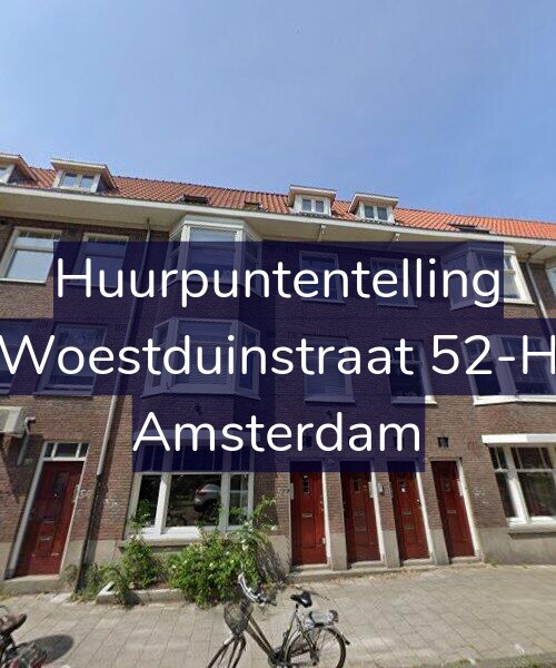 Foto gevel Huurpuntentelling voor Woestduinstraat 52-H, Amsterdam