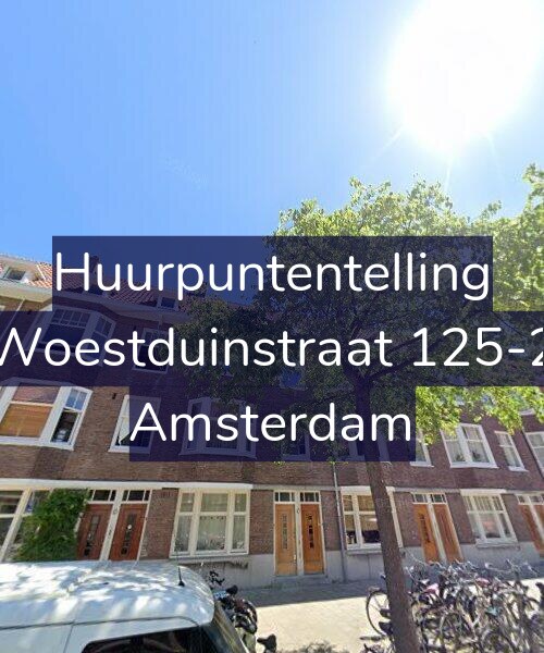 Foto gevel Huurpuntentelling voor Woestduinstraat 125-2, Amsterdam