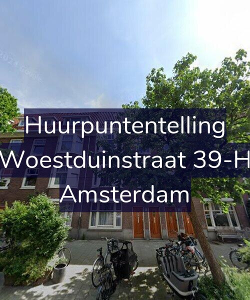 Foto gevel Huurpuntentelling voor Woestduinstraat 39-H, Amsterdam