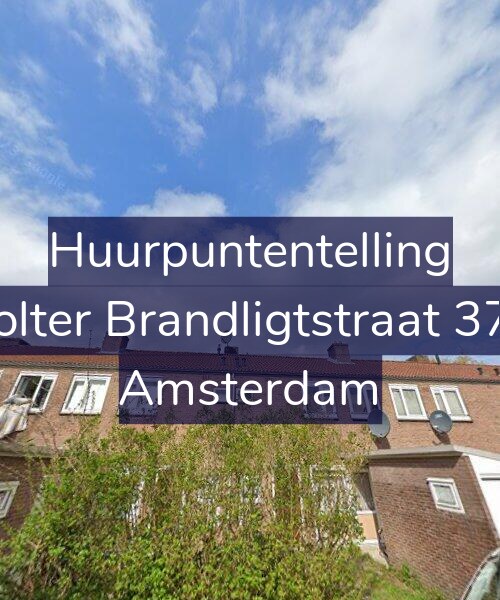 Foto gevel Huurpuntentelling voor Wolter Brandligtstraat 37-1, Amsterdam