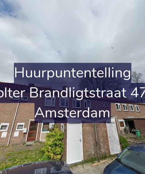 Foto gevel Huurpuntentelling voor Wolter Brandligtstraat 47-H, Amsterdam