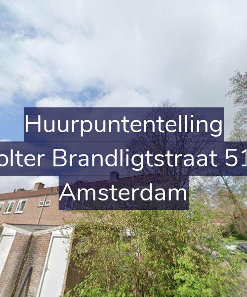 Foto gevel Huurpuntentelling voor Wolter Brandligtstraat 51-1, Amsterdam