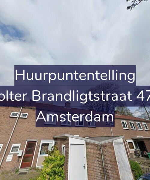 Foto gevel Huurpuntentelling voor Wolter Brandligtstraat 47-1, Amsterdam