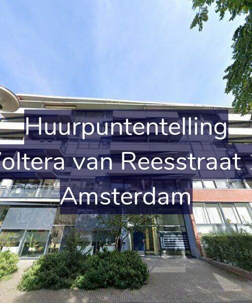 Foto gevel Huurpuntentelling voor Woltera van Reesstraat 11, Amsterdam