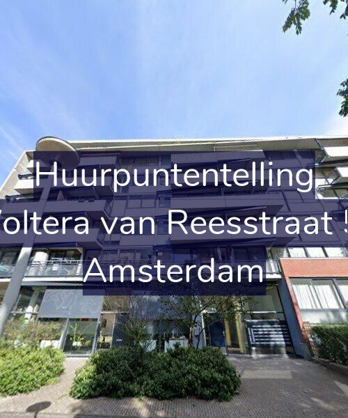 Foto gevel Huurpuntentelling voor Woltera van Reesstraat 57, Amsterdam