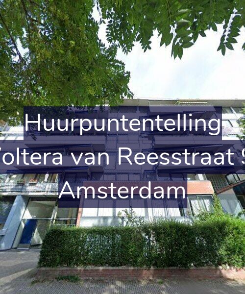 Foto gevel Huurpuntentelling voor Woltera van Reesstraat 97, Amsterdam