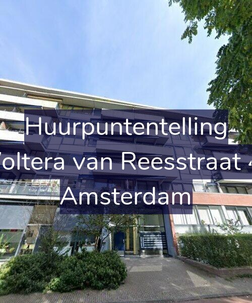 Foto gevel Huurpuntentelling voor Woltera van Reesstraat 45, Amsterdam