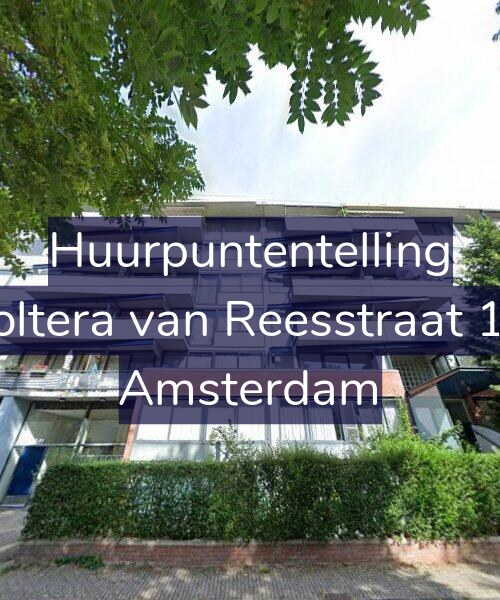 Foto gevel Huurpuntentelling voor Woltera van Reesstraat 105, Amsterdam
