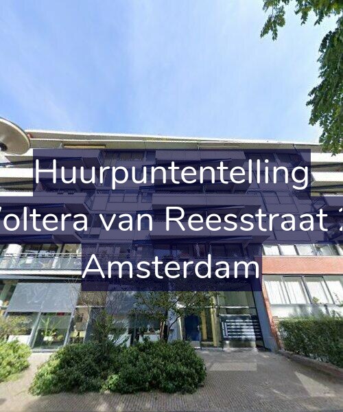 Foto gevel Huurpuntentelling voor Woltera van Reesstraat 23, Amsterdam