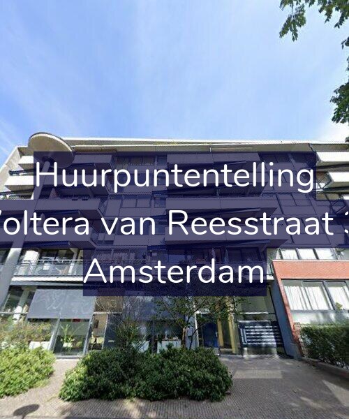 Foto gevel Huurpuntentelling voor Woltera van Reesstraat 33, Amsterdam