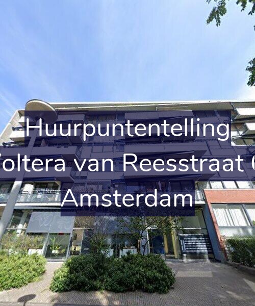 Foto gevel Huurpuntentelling voor Woltera van Reesstraat 63, Amsterdam