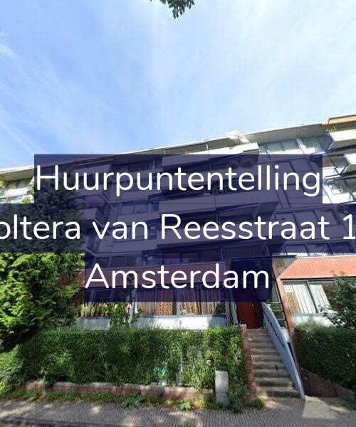 Foto gevel Huurpuntentelling voor Woltera van Reesstraat 123, Amsterdam
