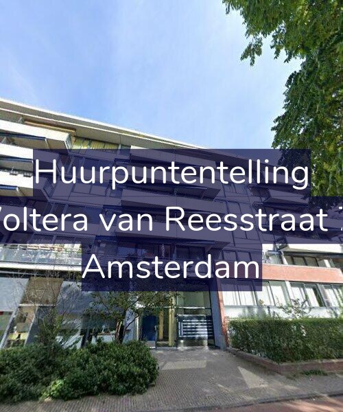 Foto gevel Huurpuntentelling voor Woltera van Reesstraat 73, Amsterdam