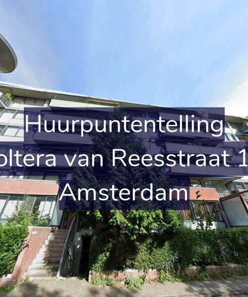 Foto gevel Huurpuntentelling voor Woltera van Reesstraat 117, Amsterdam