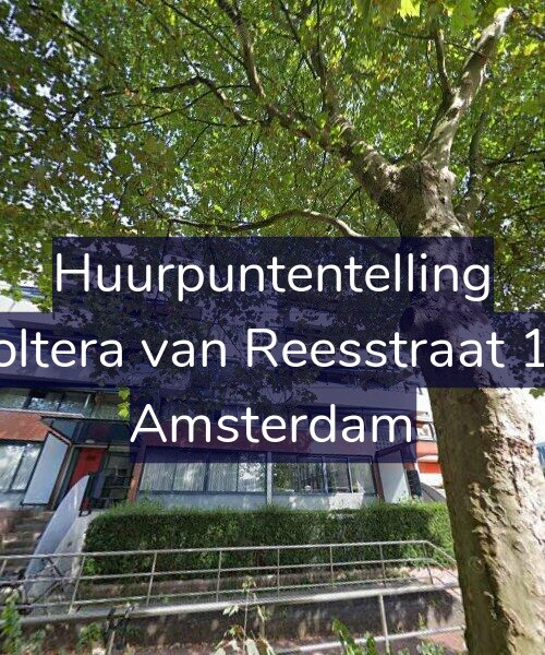 Foto gevel Huurpuntentelling voor Woltera van Reesstraat 157, Amsterdam