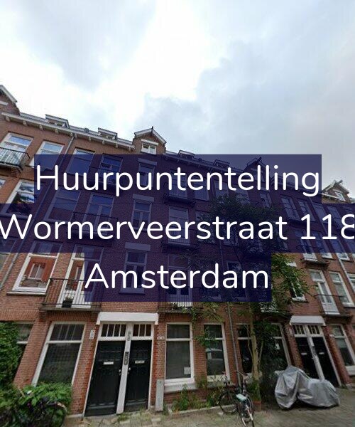 Foto gevel Huurpuntentelling voor Wormerveerstraat 118, Amsterdam