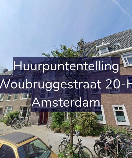 Foto gevel Huurpuntentelling voor Woubruggestraat 20-H, Amsterdam