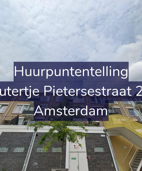 Foto gevel Huurpuntentelling voor Woutertje Pietersestraat 23-3, Amsterdam