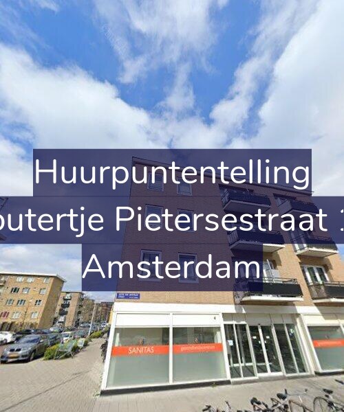 Foto gevel Huurpuntentelling voor Woutertje Pietersestraat 1-B, Amsterdam