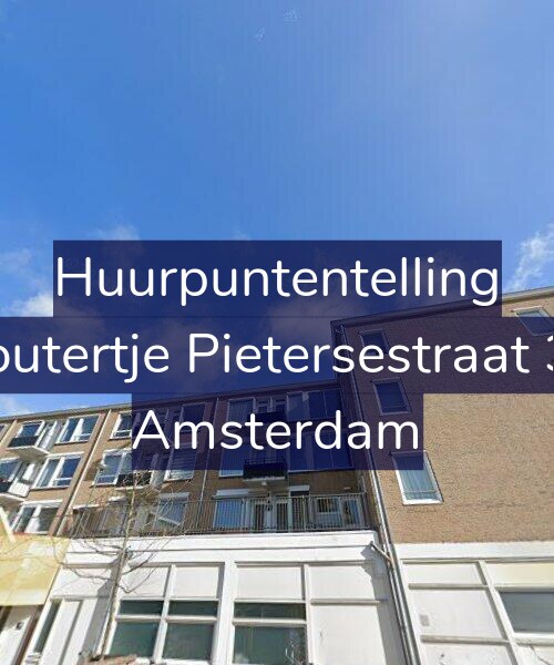 Foto gevel Huurpuntentelling voor Woutertje Pietersestraat 3-2, Amsterdam