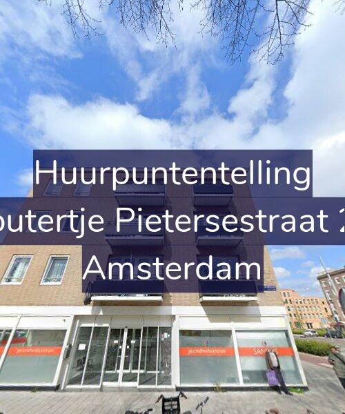 Foto gevel Huurpuntentelling voor Woutertje Pietersestraat 2-B, Amsterdam