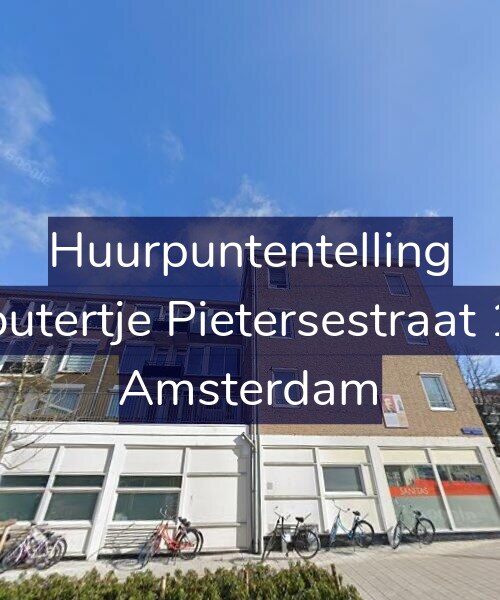 Foto gevel Huurpuntentelling voor Woutertje Pietersestraat 1-C, Amsterdam
