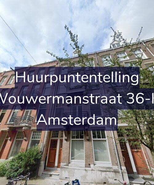 Foto gevel Huurpuntentelling voor Wouwermanstraat 36-H, Amsterdam