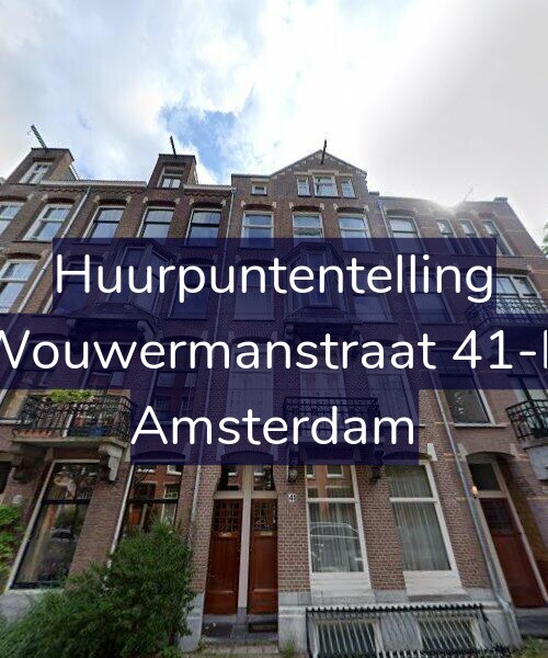 Foto gevel Huurpuntentelling voor Wouwermanstraat 41-B, Amsterdam