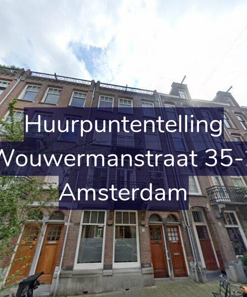 Foto gevel Huurpuntentelling voor Wouwermanstraat 35-2, Amsterdam
