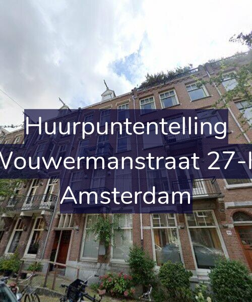 Foto gevel Huurpuntentelling voor Wouwermanstraat 27-H, Amsterdam