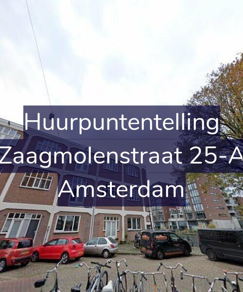 Foto gevel Huurpuntentelling voor Zaagmolenstraat 25-A, Amsterdam