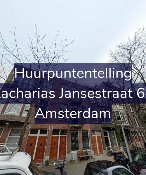 Foto gevel Huurpuntentelling voor Zacharias Jansestraat 60, Amsterdam