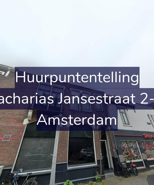Foto gevel Huurpuntentelling voor Zacharias Jansestraat 2-A, Amsterdam