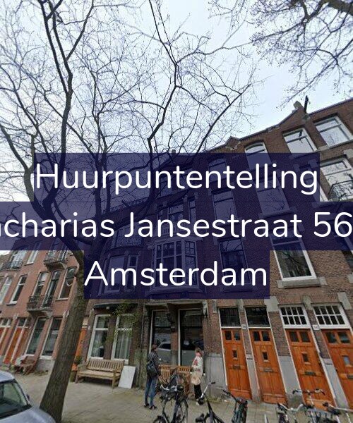 Foto gevel Huurpuntentelling voor Zacharias Jansestraat 56-2, Amsterdam
