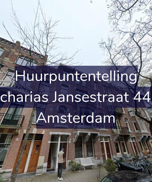 Foto gevel Huurpuntentelling voor Zacharias Jansestraat 44-H, Amsterdam