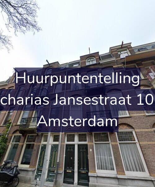 Foto gevel Huurpuntentelling voor Zacharias Jansestraat 10-H, Amsterdam