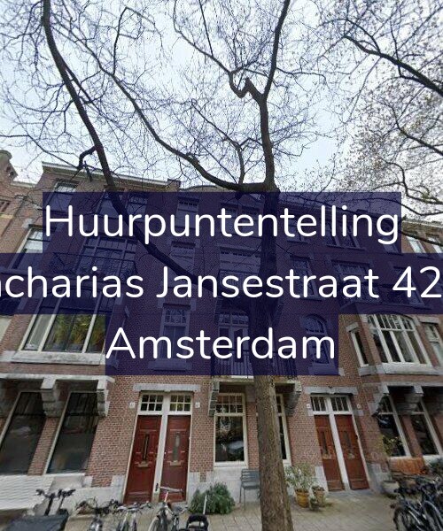 Foto gevel Huurpuntentelling voor Zacharias Jansestraat 42-2, Amsterdam