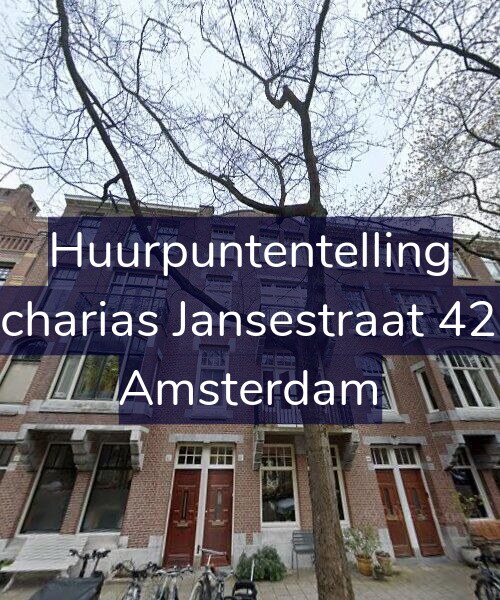 Foto gevel Huurpuntentelling voor Zacharias Jansestraat 42-H, Amsterdam