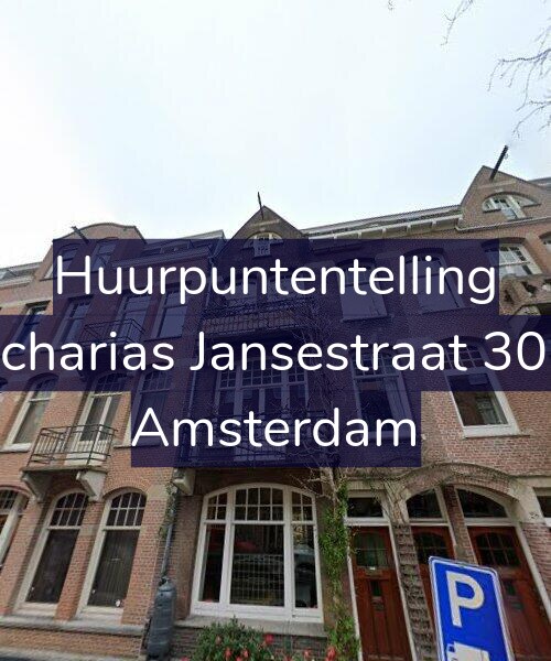 Foto gevel Huurpuntentelling voor Zacharias Jansestraat 30-H, Amsterdam