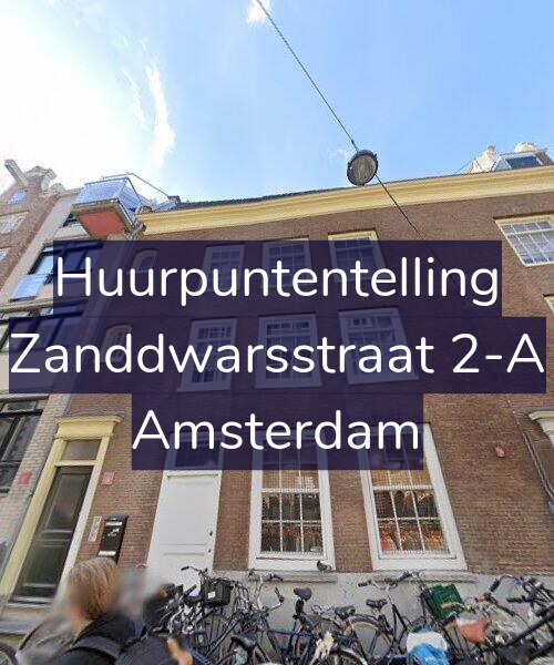 Foto gevel Huurpuntentelling voor Zanddwarsstraat 2-A, Amsterdam