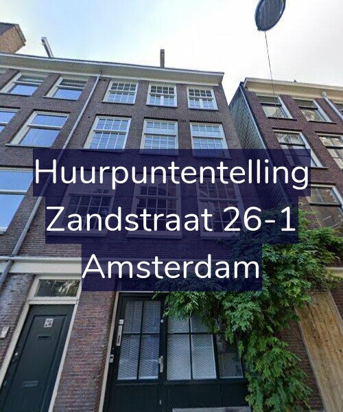 Foto gevel Huurpuntentelling voor Zandstraat 26-1, Amsterdam