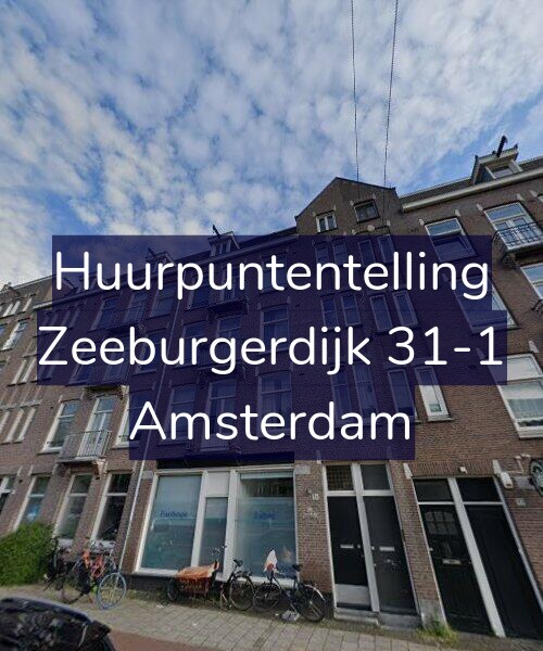Foto gevel Huurpuntentelling voor Zeeburgerdijk 31-1, Amsterdam