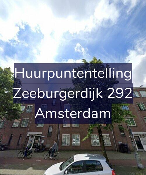 Foto gevel Huurpuntentelling voor Zeeburgerdijk 292, Amsterdam
