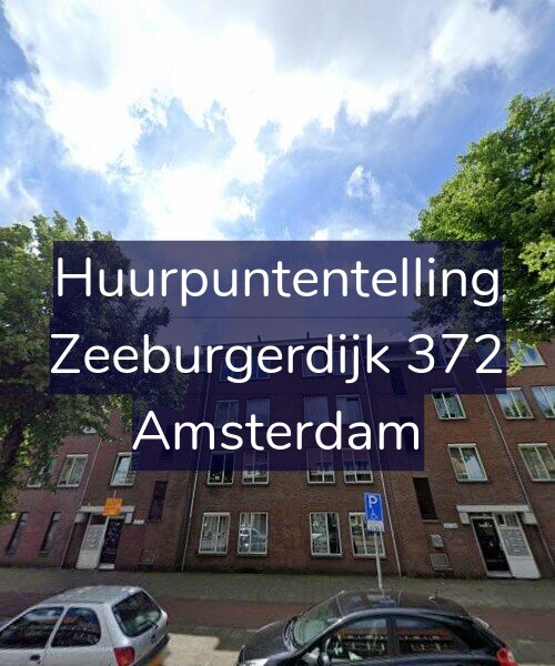 Foto gevel Huurpuntentelling voor Zeeburgerdijk 372, Amsterdam