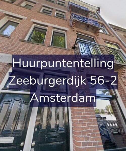 Foto gevel Huurpuntentelling voor Zeeburgerdijk 56-2, Amsterdam