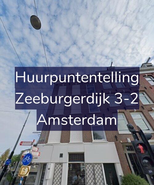 Foto gevel Huurpuntentelling voor Zeeburgerdijk 3-2, Amsterdam