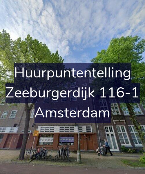 Foto gevel Huurpuntentelling voor Zeeburgerdijk 116-1, Amsterdam