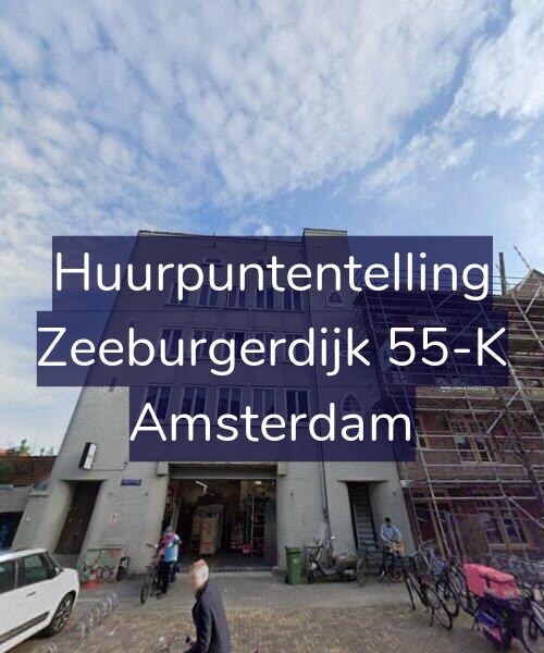 Foto gevel Huurpuntentelling voor Zeeburgerdijk 55-K, Amsterdam