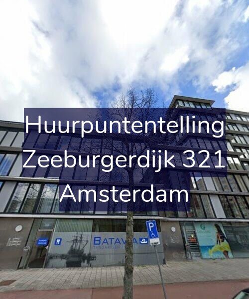 Foto gevel Huurpuntentelling voor Zeeburgerdijk 321, Amsterdam